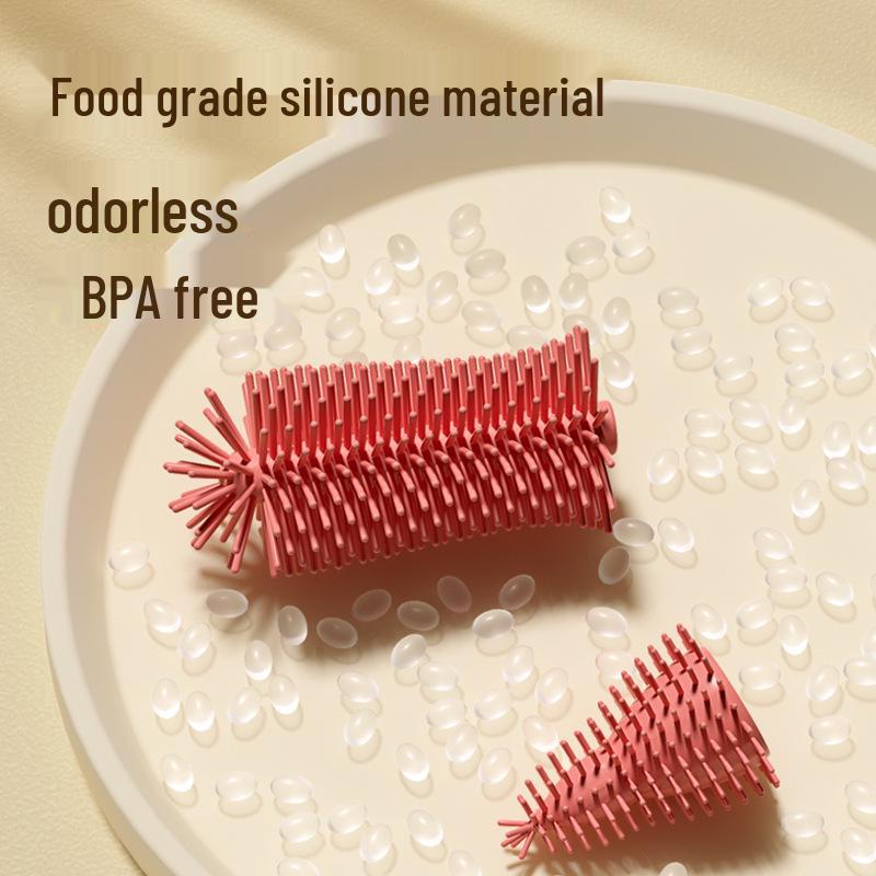 Silicone Multifunctional Baby Bottle Brush Set - Food Grade & Boil-Friendly