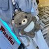 Cute Plush Teddy Bear Shaped Backpack Suitable For Girls Daily Use Outfits