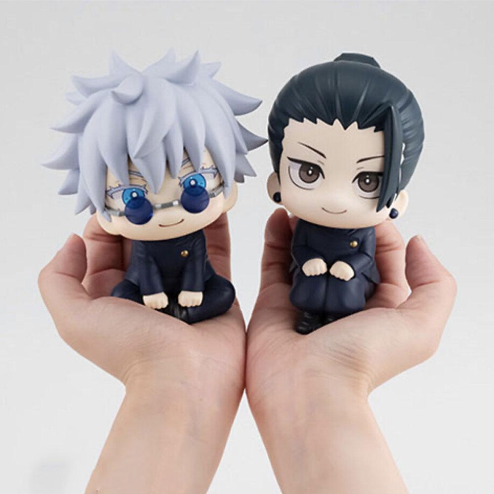 10CM Anime Jujutsu Kaisen Figure Look Up Gojo Satori Geto Suguru Fushiguro Toji Cute Anime Toy Gift Collection Decoration PVC