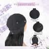 Dámská čelenka paruka černá paruka s čelenkou paruka syntetická paruka pro černošky