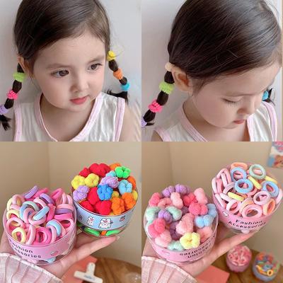 Children's Rubber Band Does Not Hurt the Hair, Elastic Hair Band, Hair Rope for Girls, Candy-colored Headrope, Headgear, Little Girl Hair Accessories.