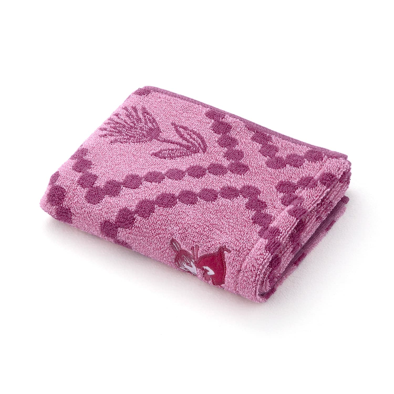 

Moomin Face Little Reborn Fluffy 34 x 80cm Diamond-Shaped Towel, Purple, My, Cotton, Cotton, 47-2822150, Approx. фиолетовый