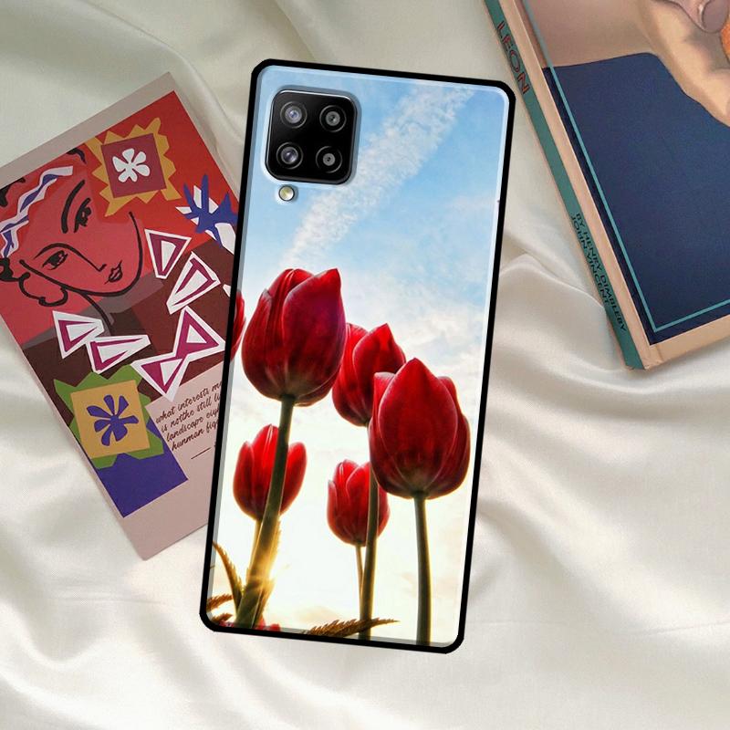 Tulips Flower Case For Samsung Galaxy A56 A36 A06 A13 A53 A32 A12 A22 A52 A35 A26 A16 A55 A15 A54 A34 A14