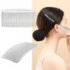 Transparent 26-Tooth Versatile Hair Comb for Women – White DIY Bangs Comb Accessory