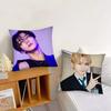 Jungwon Pop Singer Pillow Case Square Pillow Bedroom Sofa Leisure Comfort Cushion Car Living Room Home Decoration 40X40