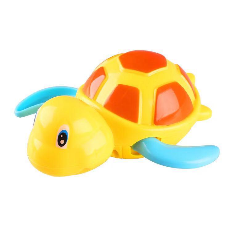 Cartoon Wind-Up Turtle Bath Toy for Infants and Toddlers