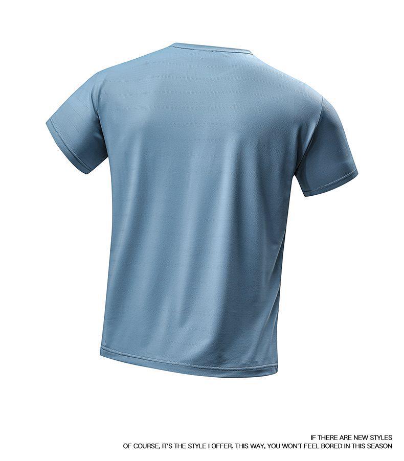Men's 2026 Summer Casual Sports T-shirt - Lightweight, Breathable, Quick-dry Ice Silk with Four-way Stretch