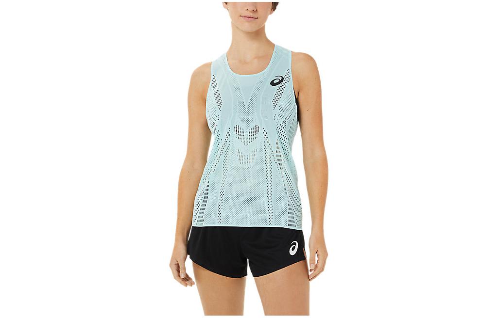 Asics Actibreeze Singlet Tank Top Women s Light Blue 2092A329-405 L