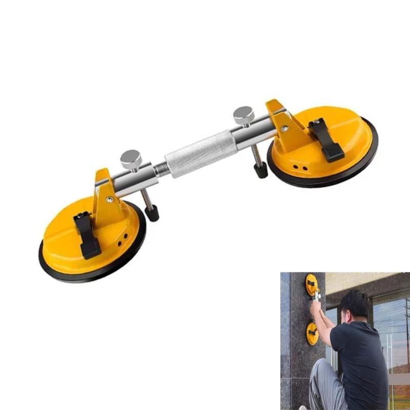 Ergonomic Suction Tile Levelers Iron Construction Optimizes Efficiency In Stone Surfaces Installation Work