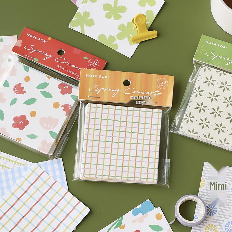 Haruno Concerto Decorative Memo Pad & Journal Set