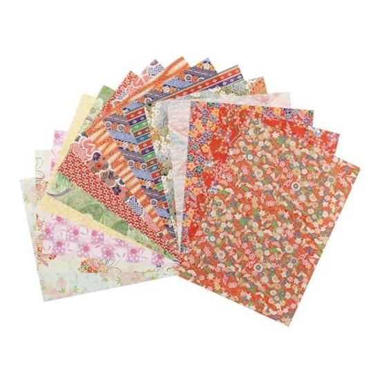 Washi Kawa Sumi Chiyogami Yuzen A4 approximately 2129.7cm 15 patterns sheets included F set