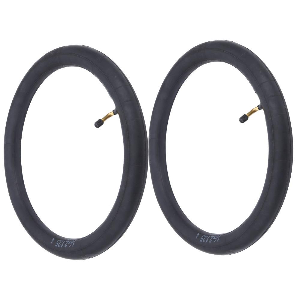 2PCS 16x2.125 Inner Tube Butyl Rubber Bicycle Inner Inner Tube Replacement  Tire Repair