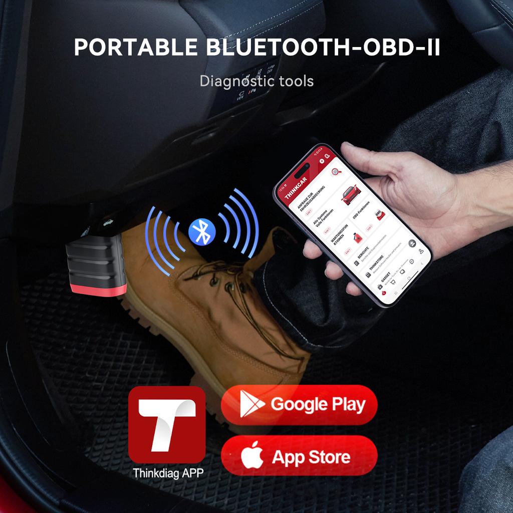 THINKCAR THINKDIAG Mini Scanner OBD2 Aggiornamento Gratuito a Vita Tutte le Auto Diagnosi Completa dei Sistemi Strumento di Scansione Automobilistica IOS Android