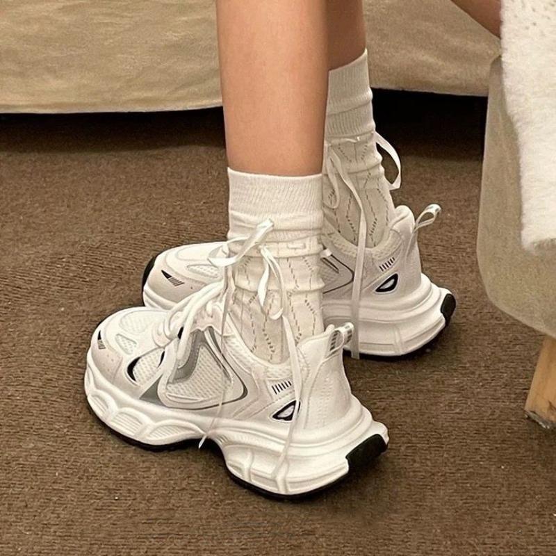 Dad Shoes New Breathable Shoes for Women Light and Casual Running Sports Shoes for Students