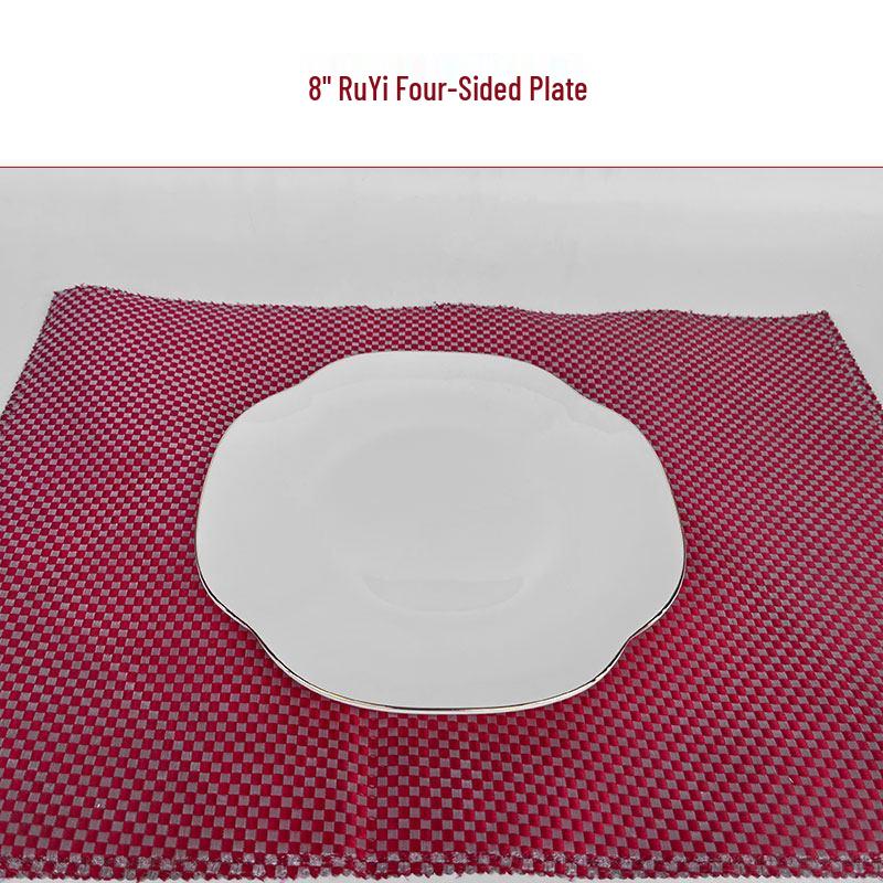 Luxurious Gold Rimmed Bone China Table Setting for Upscale Hotels and Private Clubs