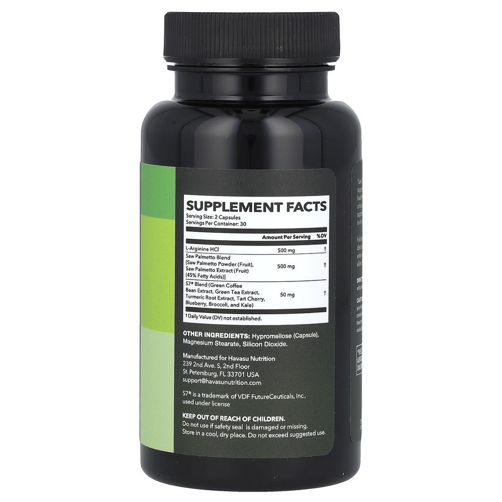 L-Arginine, Active Male Formula, 60 Capsules