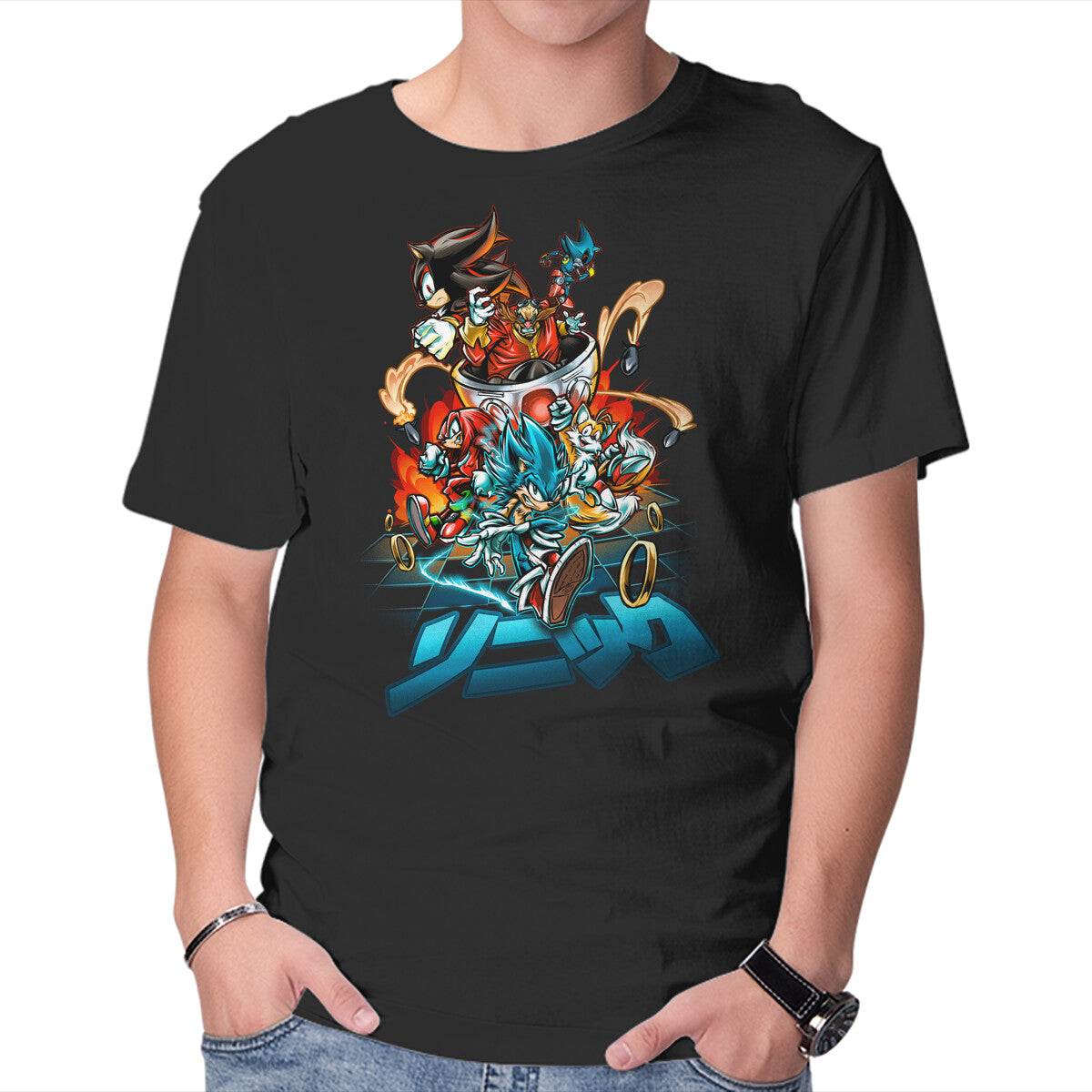 Unisex Crew Neck T-Shirt Universe Speed Graphic Short Sleeve Casual Tee S