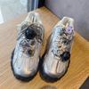 Fashion Shoelaces Clips Buckle Decorations Shoe Buckle for Sneaker Leather Rose Bow Heart Shoe Charms Shoes Accessories 1PCS