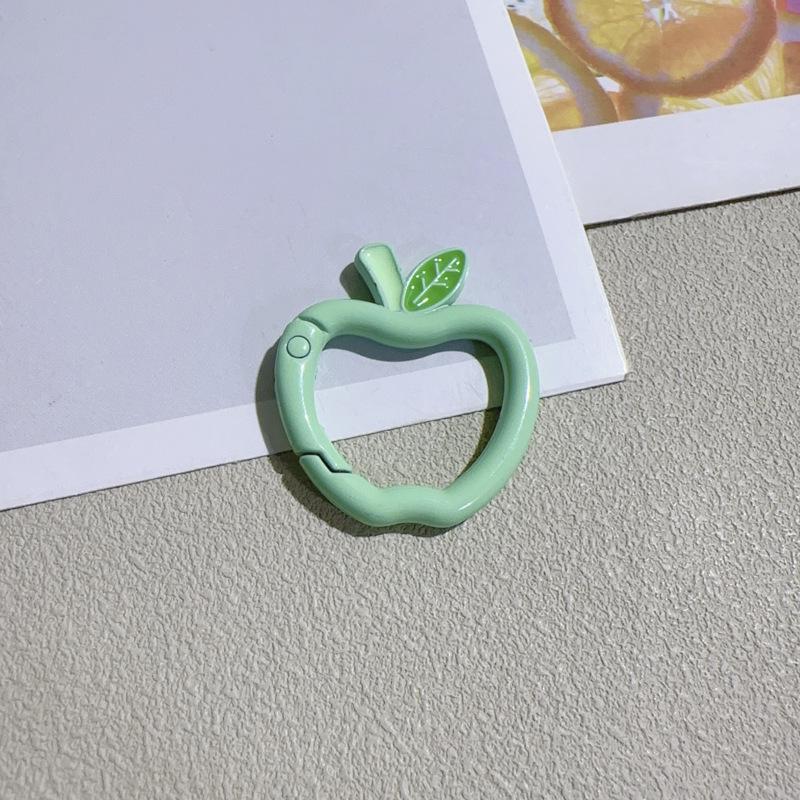 Malowany brelok z klamrą jabłkową na wiosnę do samodzielnego wykonania ozdoby do torby lub dekoracji samochodu