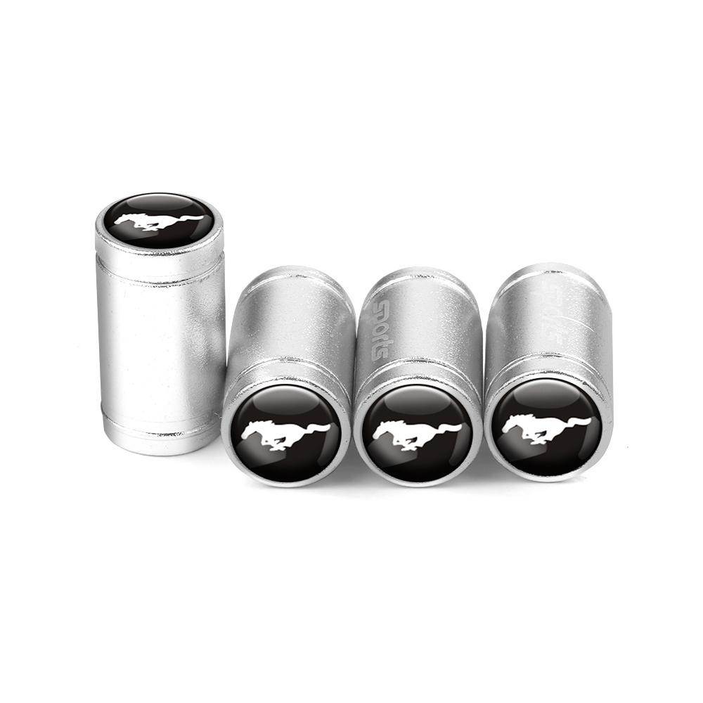 4Pcs Aluminum Alloy Car Wheel Tire Valve Caps Air Tyre Stem Cover Case Plugs Airtight For Ford ST Line Focus X 2 3 Mustang