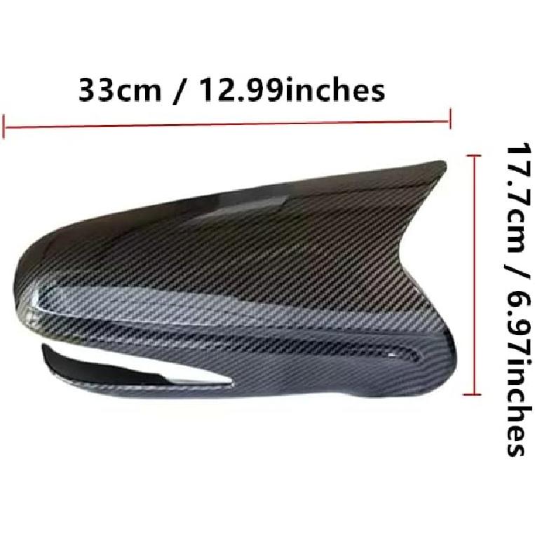 1 Pair Carbon Fiber Color Rearview Mirror Cover Caps Turn Signal housing Trim Decoration with Turn Signal Cutouts For Lexus IS IS250 IS350 2006 2007