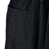 Francfranc Denier Full Black Apron, Black, Women's Apron,
