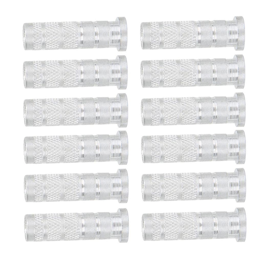 12pcs Replacements Archery Base Aluminum Inserts for Carbon Arrows 6.2mm