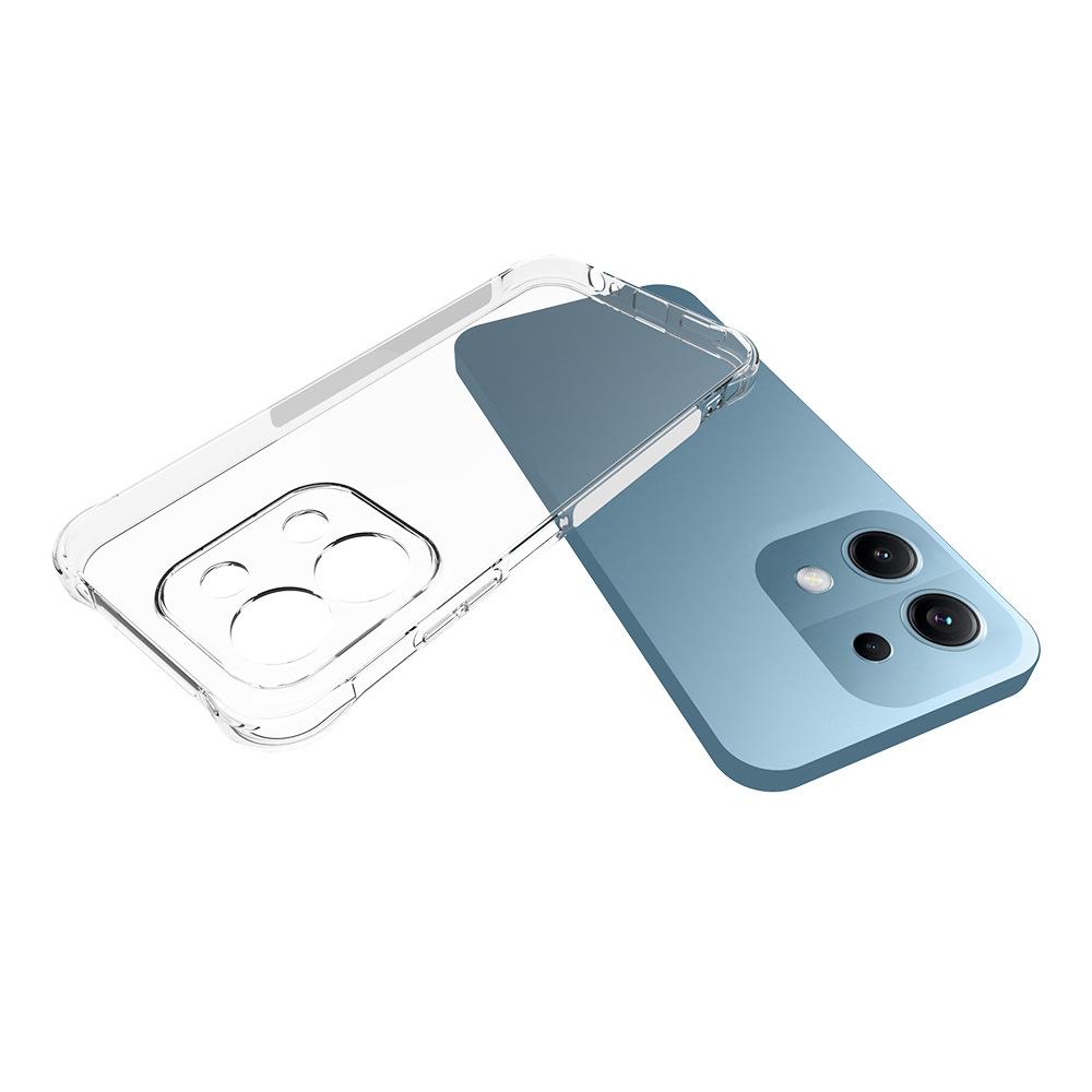 For Xiaomi Redmi 15C 5G TPU Case WANLONFENG WL2 Series 2.0mm Phone Cover with 2Pcs Tempered Glass Films