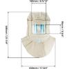 QWORK Sand Blasting Hood Cap, Shawl Sandblaster Protective Gear Mask, Anti Dust/Wind Sandblasting Tool Mask, Heat / Cut / Scratch Resistant Neck