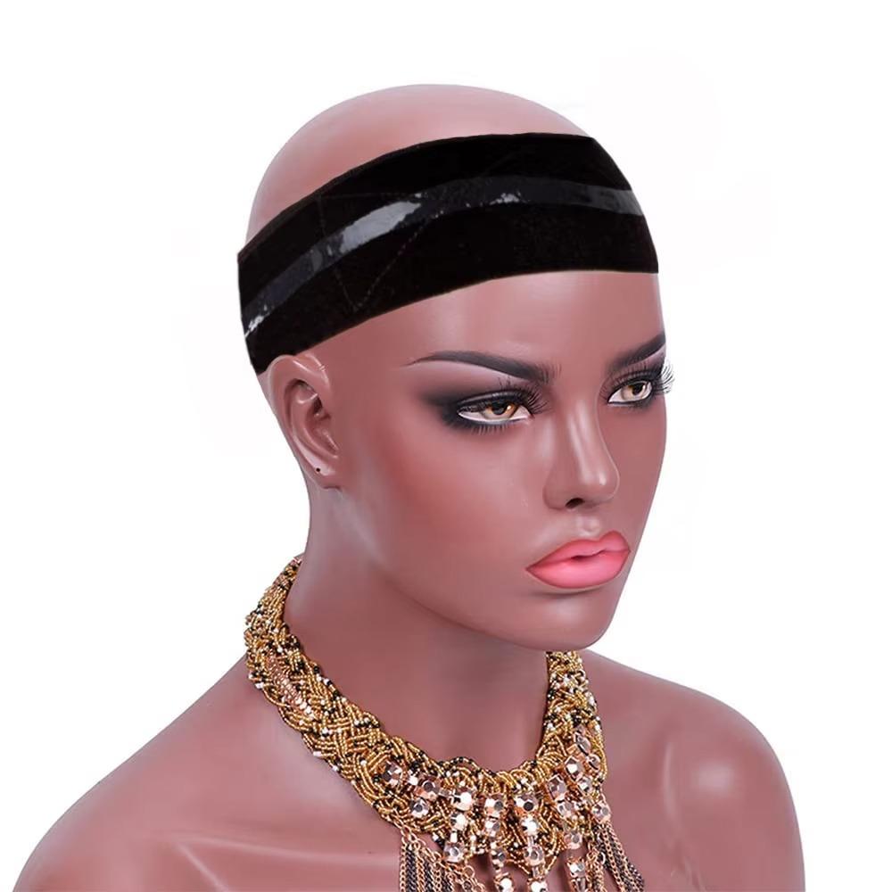 Comfortable Velvet Wig Fixing Strap Silicone Anti-slip Wig Edge Strap For Lace Frontal Wigs