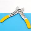 Ergonomic Wire Stripping Pliers Stainless Steel Sharpened Edges 0.5-4.0mm Ranges Tool For Chain Repair And Wiring