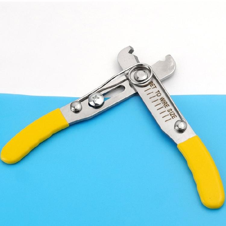 Ergonomic Wire Stripping Pliers Stainless Steel Sharpened Edges 0.5-4.0mm Ranges Tool For Chain Repair And Wiring