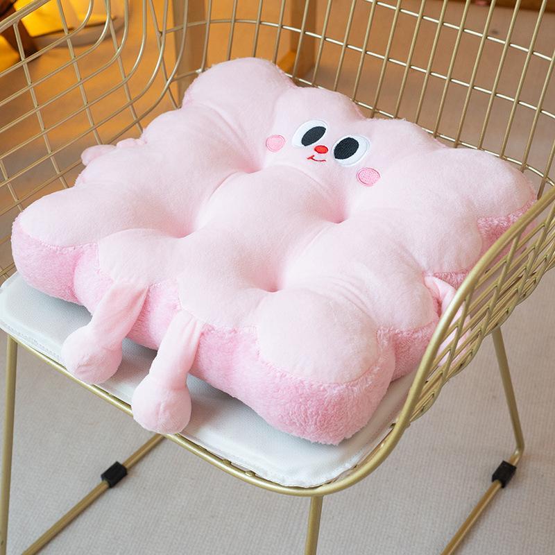 Cartoon Cute Expression Seat Cushion Office Sedentary Fart Cushion Student Classroom Chair Cushion Car Seat Cushion Rag Doll
