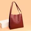 High Quality Shoulder Bag Simple Solid Color Tote Bag Shopping Bag Women's Bag Large Capacity Bag Women's Bag