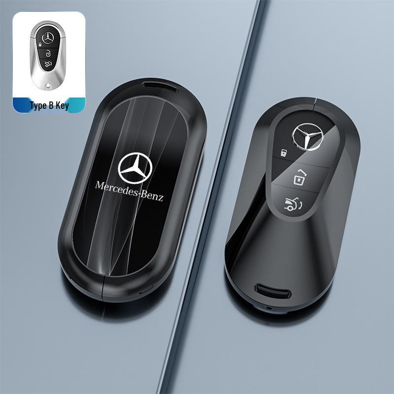 

Футляр для ключей Mercedes-Benz: Совместим с моделями E300, E260, C-Class C200L, S-Class S400, GLC260, EQE. 1