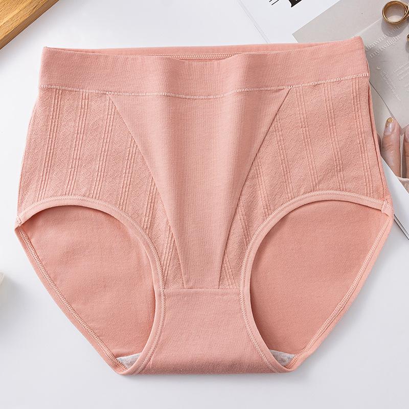 High Waist Plus Size Cotton Panties for Women - Suitable for Middle-Aged and Elderly Moms (200 Jin)