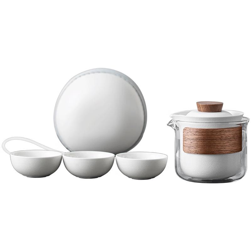 Buzhuo Portable Ceramic Travel Tea Set