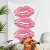Valentines Day Kiss Tapestry Decoration Art Microfiber Background For Bedroom Living Bar Garden Outdoor Festival