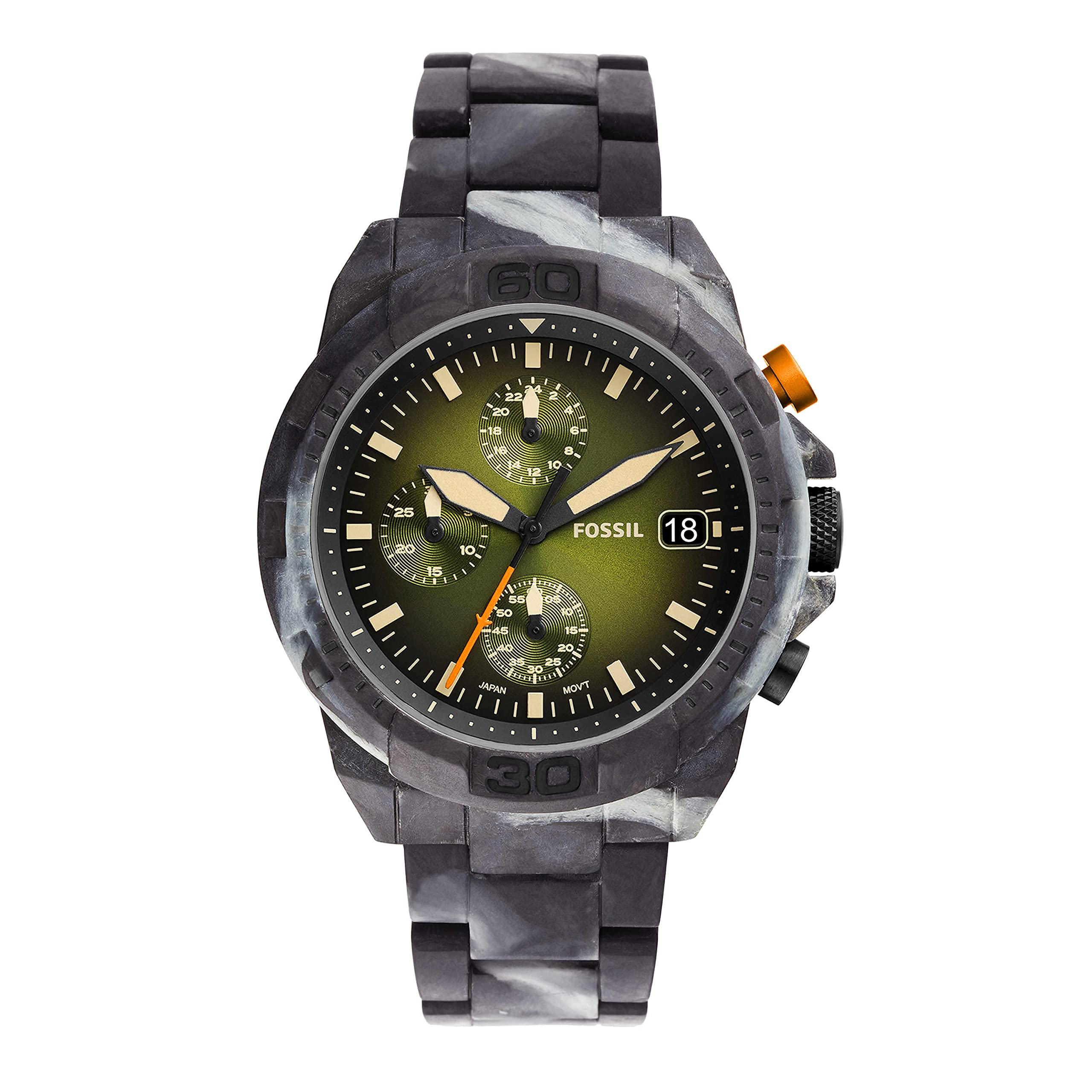 

Watch 44MM BRONSON FS5854 Black [Fossil] Men s
