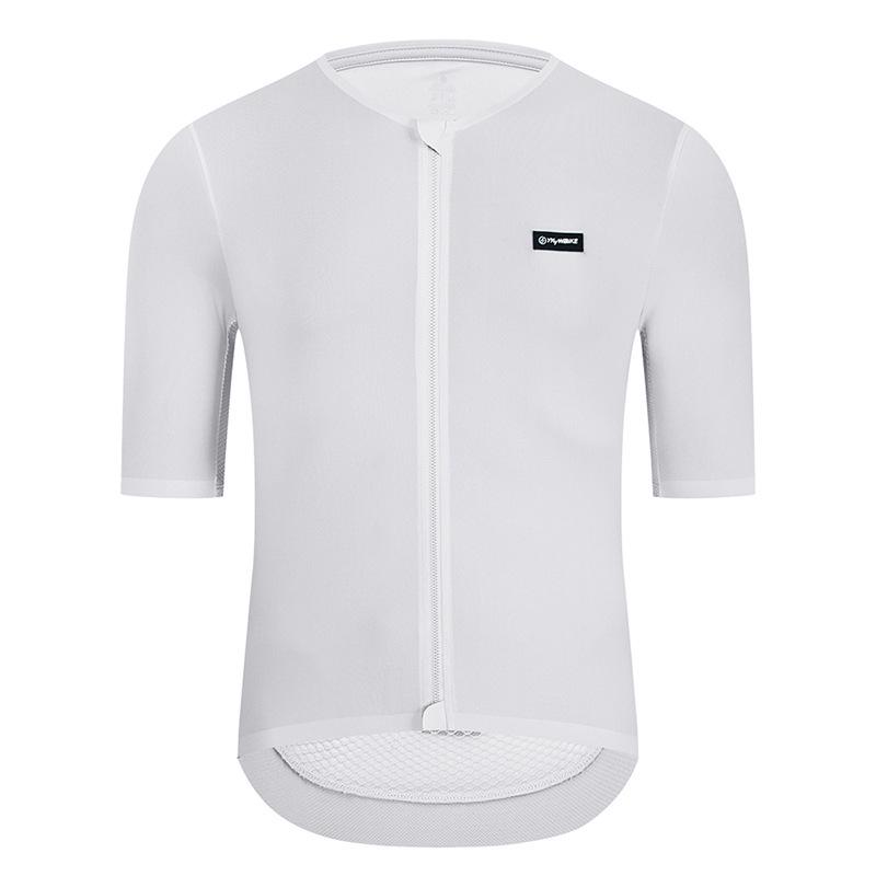 

Мужская дышащая влагоотводящая веломайка с коротким рукавом YKYWBIKE S светло-серый