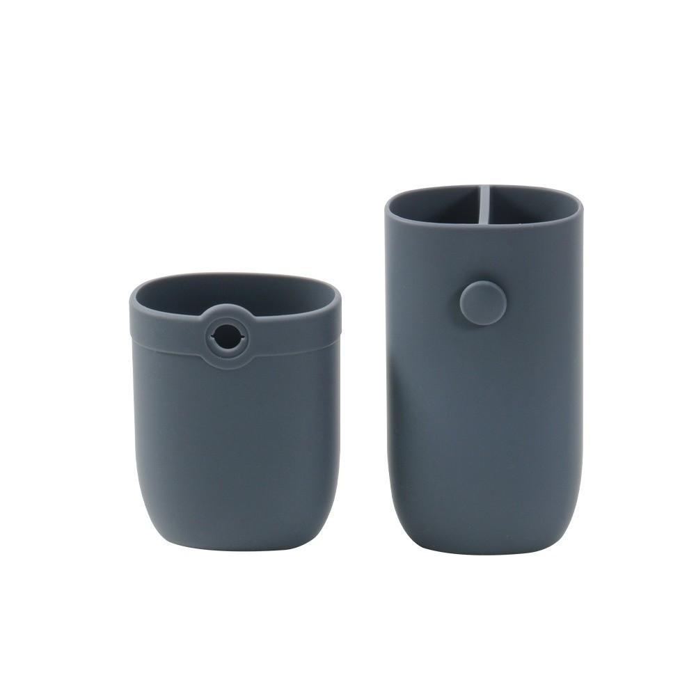 Silicone Makeup Brush Holder Anti-Fall Portable Makeup Brush Case Multifunctional Dust-proof Pen Holder Travel Essentials