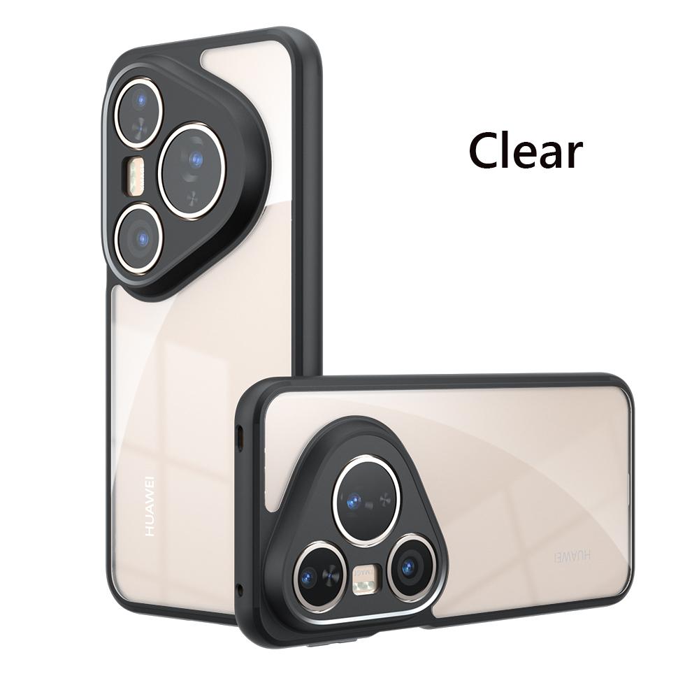 for HUAWEI Pura 80 Pro + Shockproof Matte Phone Case Acrylic Bumper Soft Cover for HUAWEI Pura 80 Ultra Clear Shell Funda