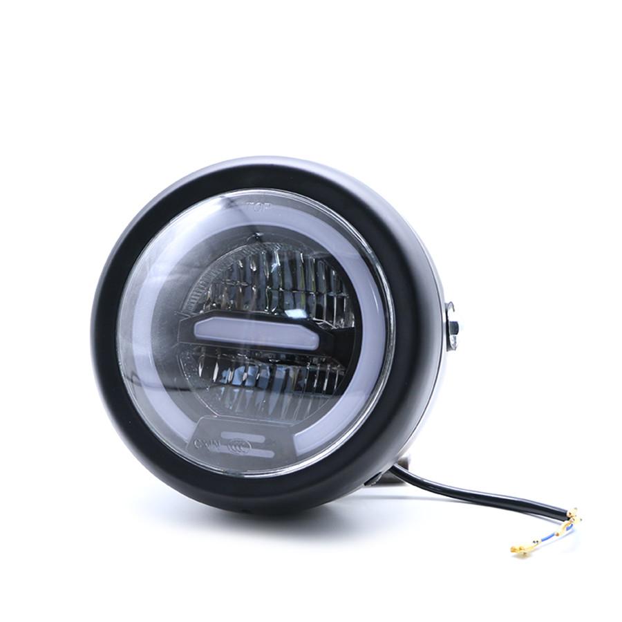 New Design 6.8 inches (17.3cm) Metal LED Retro Headlights