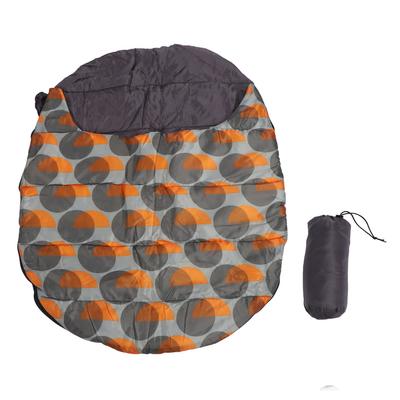 Sac Coussin de Couchage pour Animaux de Compagnie Polyester Imperméable Sac de Couchage Chaud Portable à Imprimé pour Chien Animal de Compagnie Extérieur