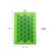 Bandeja de Hielo de Silicona de 33 Celdas Reutilizable Panal Casera Caja de Cubitos de Hielo Molde para Gelatina DIY Hielera de Silicona Molde de Bandeja de Hielo