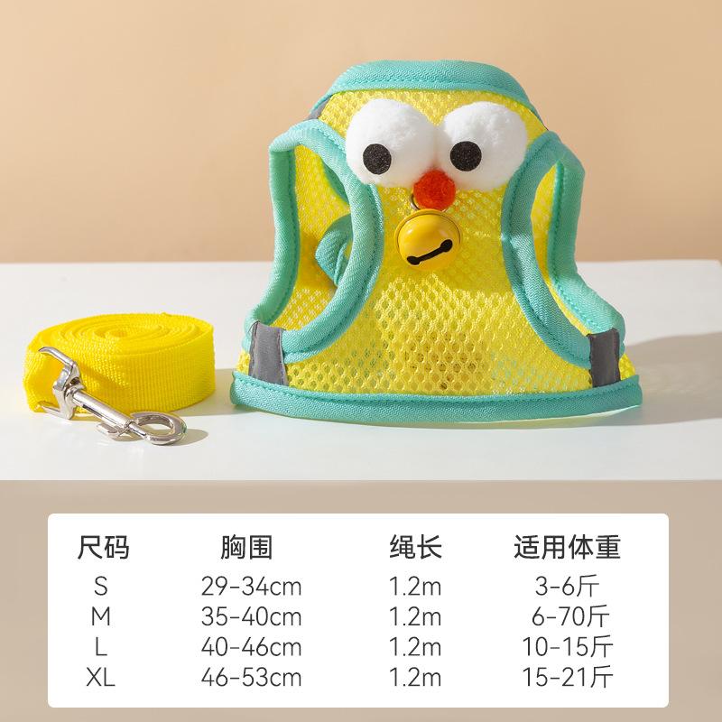 Vodítko pro psa Hrudní postroj Vodítko pro psa Malý a střední pes Teddy Bigbear Pomořanský vodítko na procházky pro psa vesta Potřeby pro domácí mazlíčky
