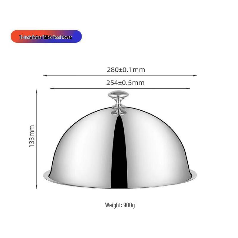 Stainless Steel Steak & Grill Dome Cover