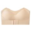 Summer Simple Tube Top Beautiful Back Without Shoulder Strap Non-slip Front Buckle Girl Gathering Underwear Small Chest Thin Bra Without Steel Ring