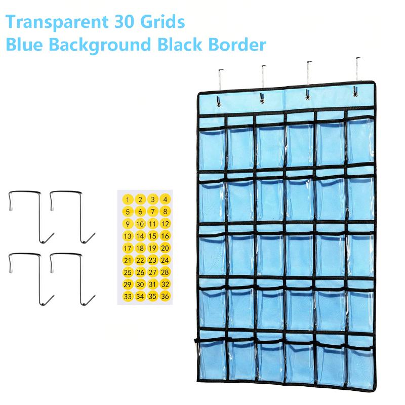 Classroom Office Versatile 30Pockets Phone Organizer Over Door Bag Stress-Free and Simplified Storage