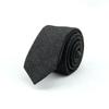 Adjustable Jean Fabric Tie Narrow Retro Cravat Simple Denim Men Necktie  Business